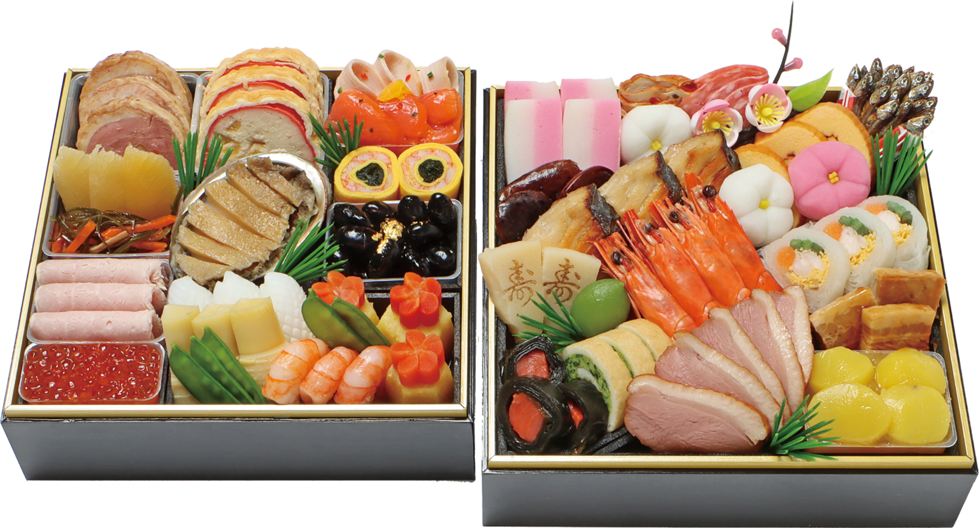 京・料亭わらびの里 二段重