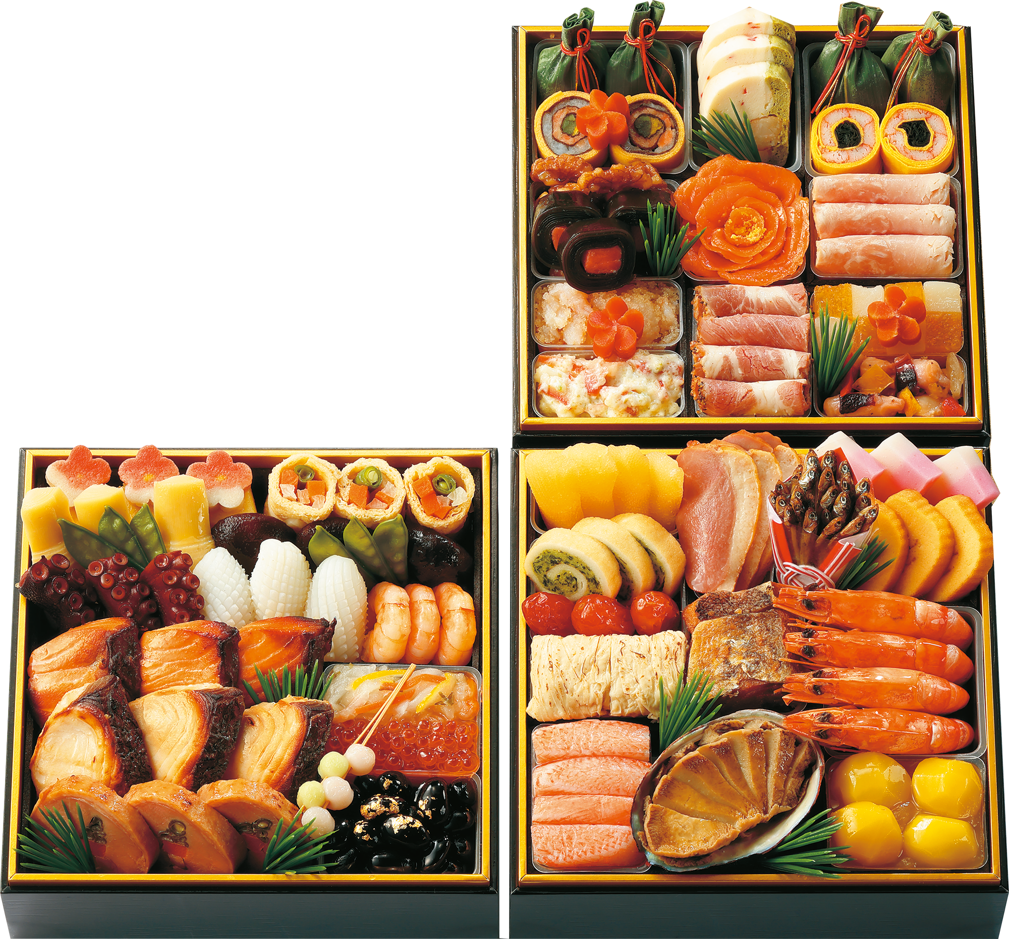 京・料亭わらびの里　和風料亭おせち　三段重