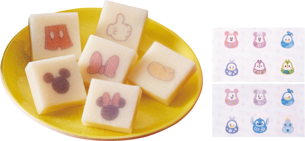 切り餅/ディズニーとたべられるシール