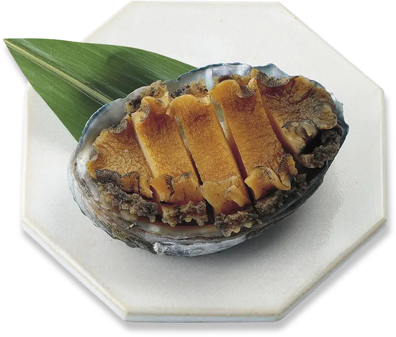活アワビの旨煮