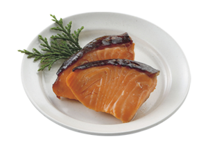 銀鮭の幽庵焼き