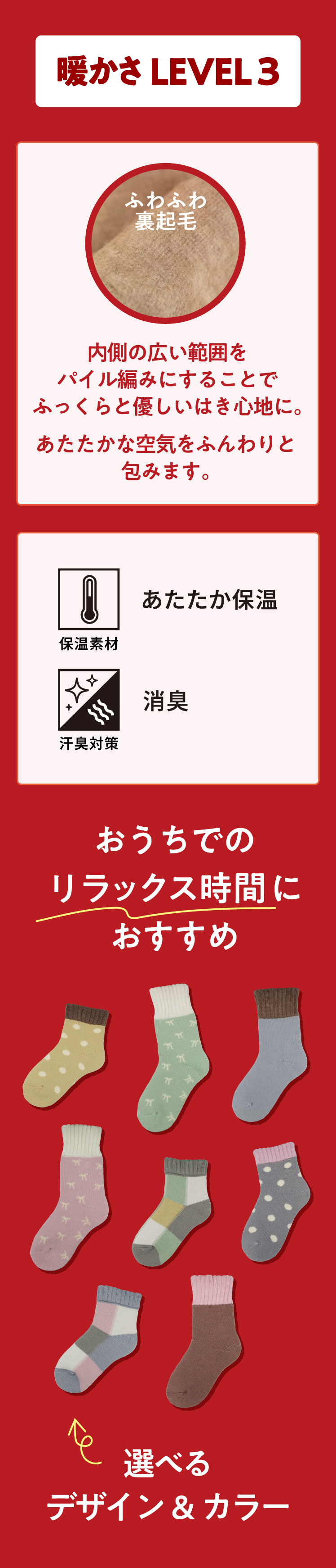 ボディヒーター レディースソックス レベル3