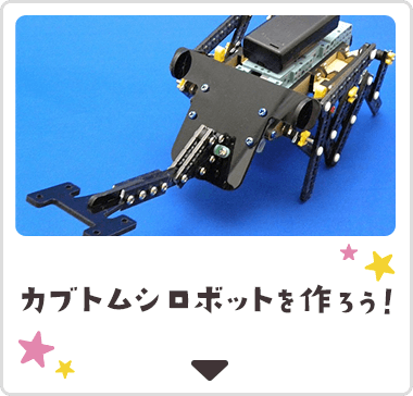 カブトムシロボットを作ろう