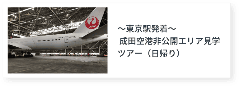 ～東京駅発着～成田空港非公開エリア見学ツアー（日帰り）