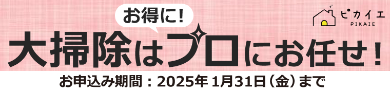 ピカイエ大掃除キャンペーン